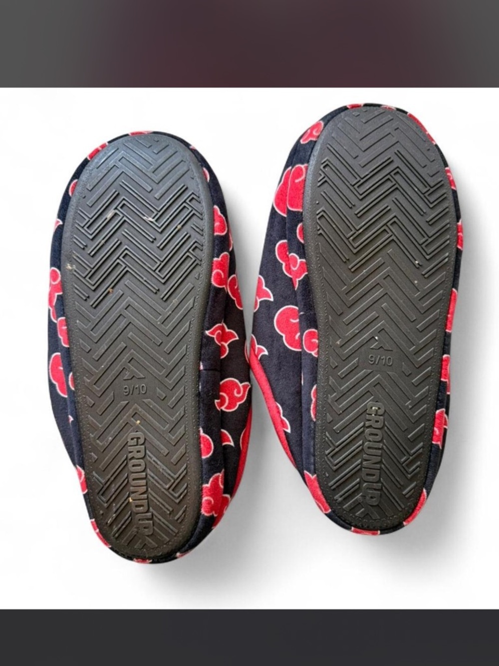 Naruto - Akatsuki - Bed/Indoor Slippers |Size: 9/10 - Picture 2 of 2